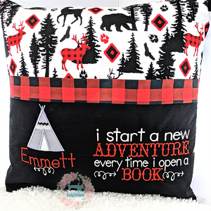 Reading pocket and accent pillows