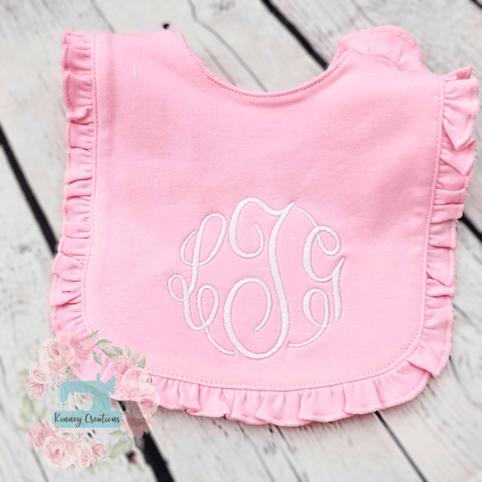 Girl Classic ruffle bib