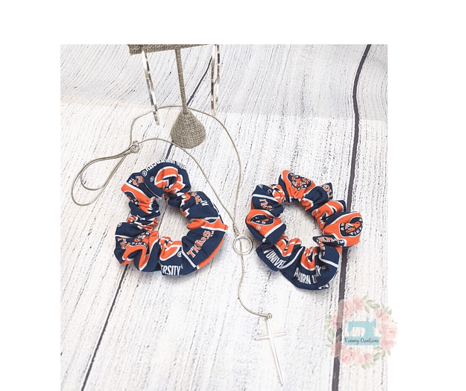 Auburn scrunchies