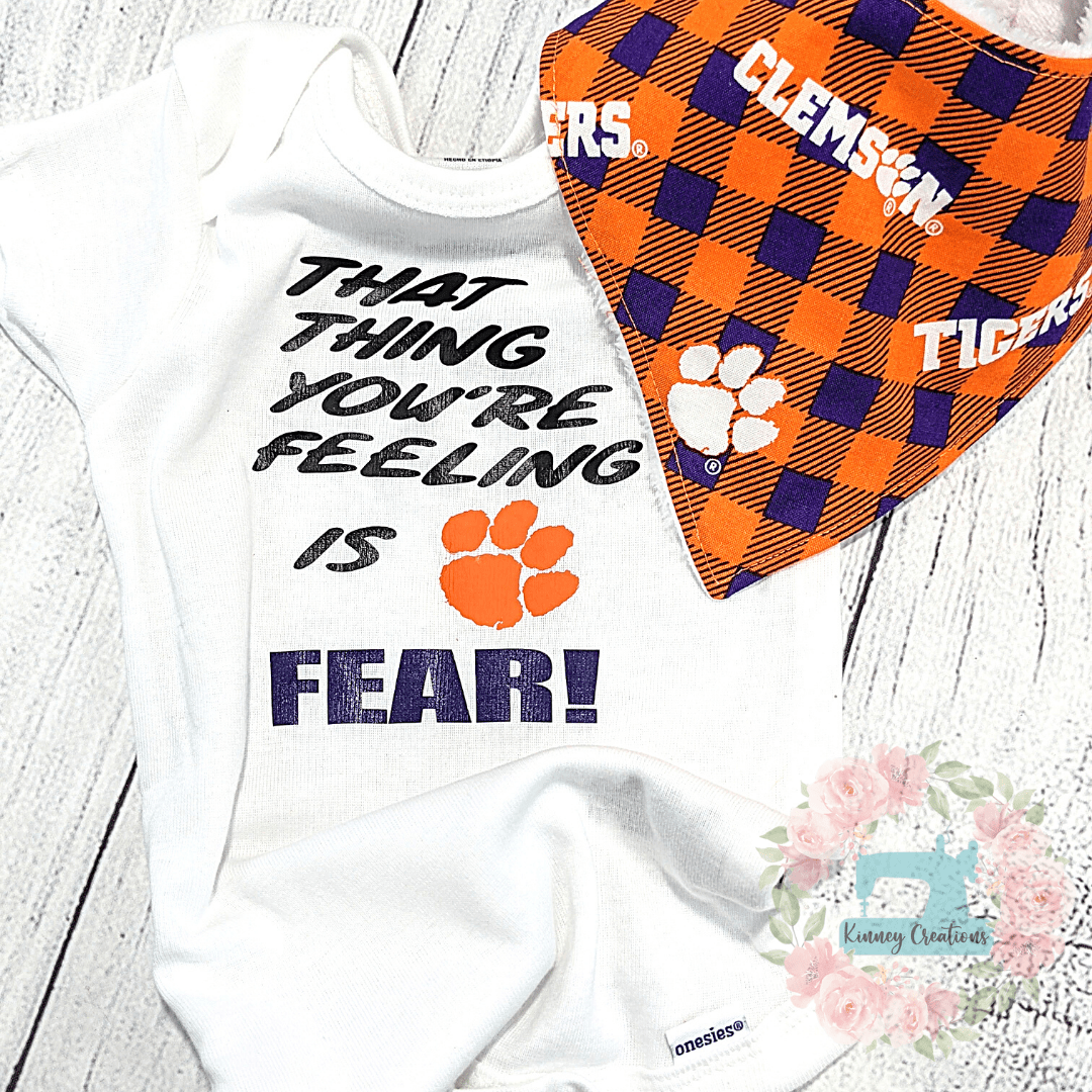 Feeling is Fear Clemson Tiger set