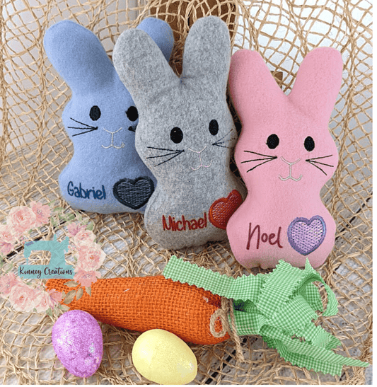 Bunny Stuffie with heart