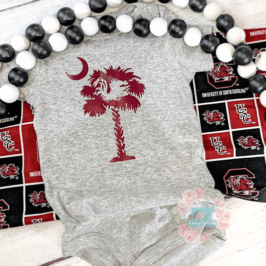 Gamecock Palmetto Tree bodysuit