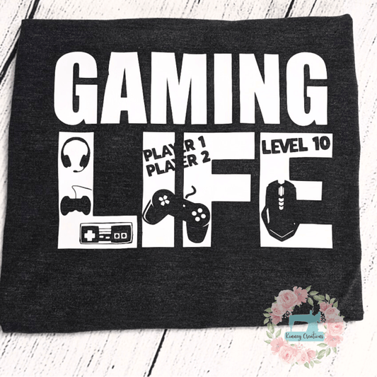Gaming Life icon t-shirt