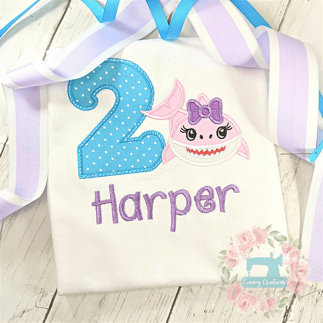 Baby shark 2025 birthday clothes