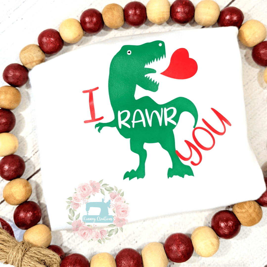 Dinosaur "I Rawr You"