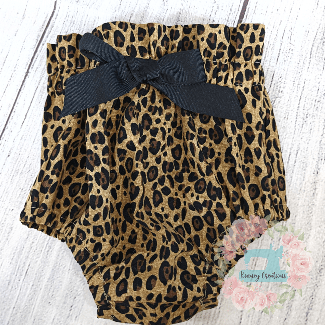 Leopard print high waisted bloomers